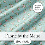Pink Rose Floral Seamless Pattern Delicate Vintage Botanical Garden Design Digital Print Fabric by the Metre UK Sewing Quilting Textile
