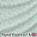 Pink Rose Floral Seamless Pattern Delicate Vintage Botanical Garden Design Digital Print Fabric by the Metre UK Sewing Quilting Textile
