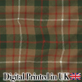 Earthy Brown Green Heritage Tartan Plaid Fabric Texture Seamless Pattern Digital Print Fabric by the Metre UK Sewing Quilting Textile