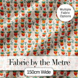 Terracotta Pots Yellow Flowers Seamless Pattern Digital Print Fabric by the Metre UK Sewing Quilting Textile