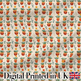 Terracotta Pots Yellow Flowers Seamless Pattern Digital Print Fabric by the Metre UK Sewing Quilting Textile