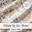 Vintage Floral Hot Air Balloon Seamless Pattern Digital Print Fabric by the Metre UK Sewing Quilting Textile