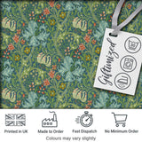 Vintage William Morris Style Floral Seamless Pattern Digital Print Fabric by the Metre UK Sewing Quilting Textile