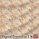 Neutral Beige Cream Marble Swirl Seamless Pattern Digital Print Fabric by the Metre UK Sewing Quilting Textile