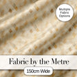 Soft Neutral Geometric Diamond Pattern on Beige Background Seamless Pattern Digital Print Fabric by the Metre UK Sewing Quilting Textile