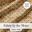 Elegant Floral Vintage Pattern in Soft Neutral Tones Seamless Pattern Digital Print Fabric by the Metre UK Sewing Quilting Textile