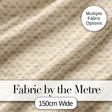 Minimal Spider Line Art Pattern on Vintage Beige Background Seamless Pattern Digital Print Fabric by the Metre UK Sewing Quilting Textile