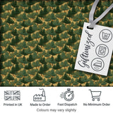 Dense Pine Forest Trees Seamless Pattern Rustic Woodland Nature Fabric Digital Print Fabric by the Metre UK Sewing Quilting Textile