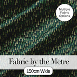 Small Pine Tree Forest Scatter Seamless Pattern Dark Green Woodland Fabric Digital Print Fabric by the Metre UK Sewing Quilting Textile