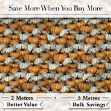 Rustic Pumpkin Patch Seamless Pattern Autumn Harvest Farm Fabric Digital Print Fabric by the Metre UK Sewing Quilting Textile