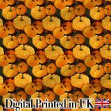 Painterly Pumpkin Harvest Seamless Pattern Rich Autumn Colors Background Digital Print Fabric by the Metre UK Sewing Quilting Textile