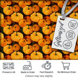Painterly Pumpkin Harvest Seamless Pattern Rich Autumn Colors Background Digital Print Fabric by the Metre UK Sewing Quilting Textile