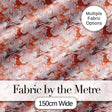 Warm Terracotta Marble Swirl Seamless Pattern Earthy Fluid Design Digital Print Fabric by the Metre UK Sewing Quilting Textile