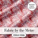 Elegant Blush Marble Swirl Seamless Pattern Gentle Fluid Abstract Art Digital Print Fabric by the Metre UK Sewing Quilting Textile