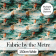 Classic Sailing Boats Rough Sea Seamless Pattern Artistic Ocean Waves Digital Print Fabric by the Metre UK Sewing Quilting Textile