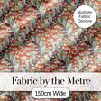 Vintage Botanical Lily Floral Seamless Pattern Classic Art Nouveau Style Digital Print Fabric by the Metre UK Sewing Quilting Textile