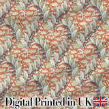 Vintage Botanical Lily Floral Seamless Pattern Classic Art Nouveau Style Digital Print Fabric by the Metre UK Sewing Quilting Textile