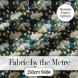 Elegant White Swan Floral Lake Seamless Pattern Vintage Nature Water Garden Digital Print Fabric by the Metre UK Sewing Quilting Textile