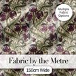 Classic William Morris Style Floral Thistle Pattern Seamless Digital Print Fabric by the Metre UK Sewing Quilting Textile