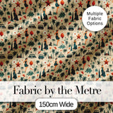 Retro Mid Century Fashion Cars and Palm Trees Seamless Pattern Digital Print Fabric by the Metre UK Sewing Quilting Textile