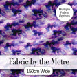 Lavender Dream Clouds Landscape Seamless Pattern Digital Print Fabric by the Metre UK Sewing Quilting Textile