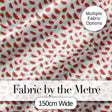 Minimal Watermelon Slice Scatter Seamless Pattern Digital Print Fabric by the Metre UK Sewing Quilting Textile