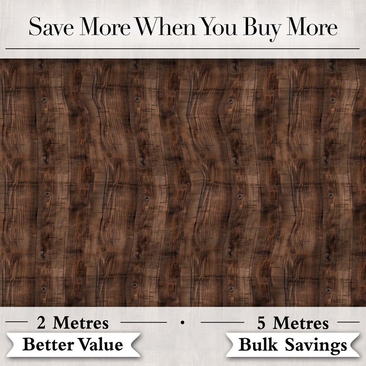 Dark Rustic Wooden Plank Texture Seamless Pattern Digital Print Fabric by the Metre UK Sewing Quilting Textile