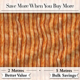 Warm Brown Wood Plank Vertical Texture Seamless Pattern Digital Print Fabric by the Metre UK Sewing Quilting Textile