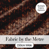 Herringbone Wood Flooring Parquet Seamless Pattern Digital Print Fabric by the Metre UK Sewing Quilting Textile