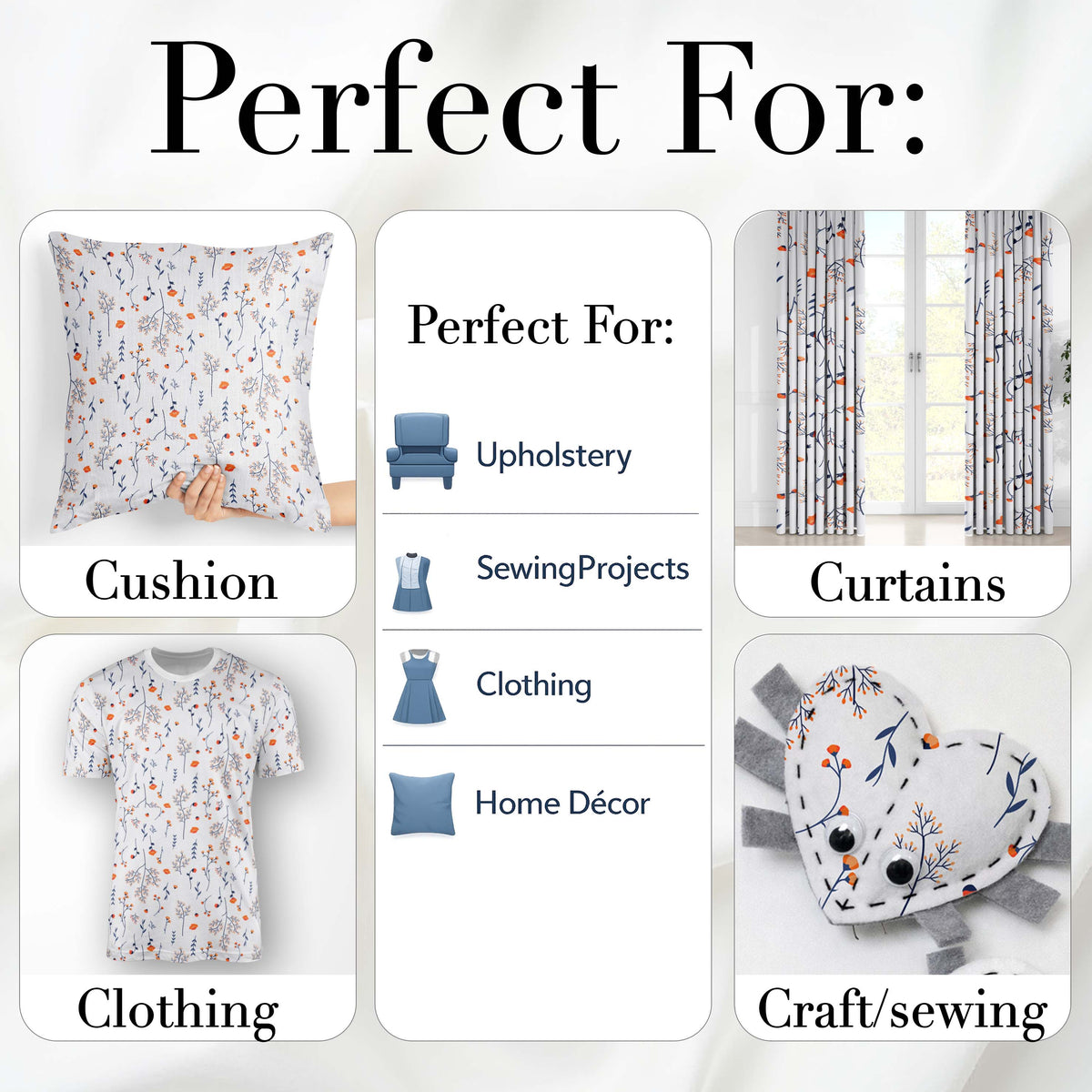 Watercolor Christmas Trees with Red Star Toppers Minimal Seamless Pattern Digital Print Fabric by the Metre UK Sewing Quilting Textile