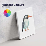 Cute Toucan Watercolour Tropical Bird Illustration Canvas Wall Art Print Decor Picture Ready to Hang