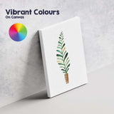 Minimal Potted Tropical Leaf Watercolour Botanical Nursery Canvas Wall Art Print Decor Picture Ready to Hang