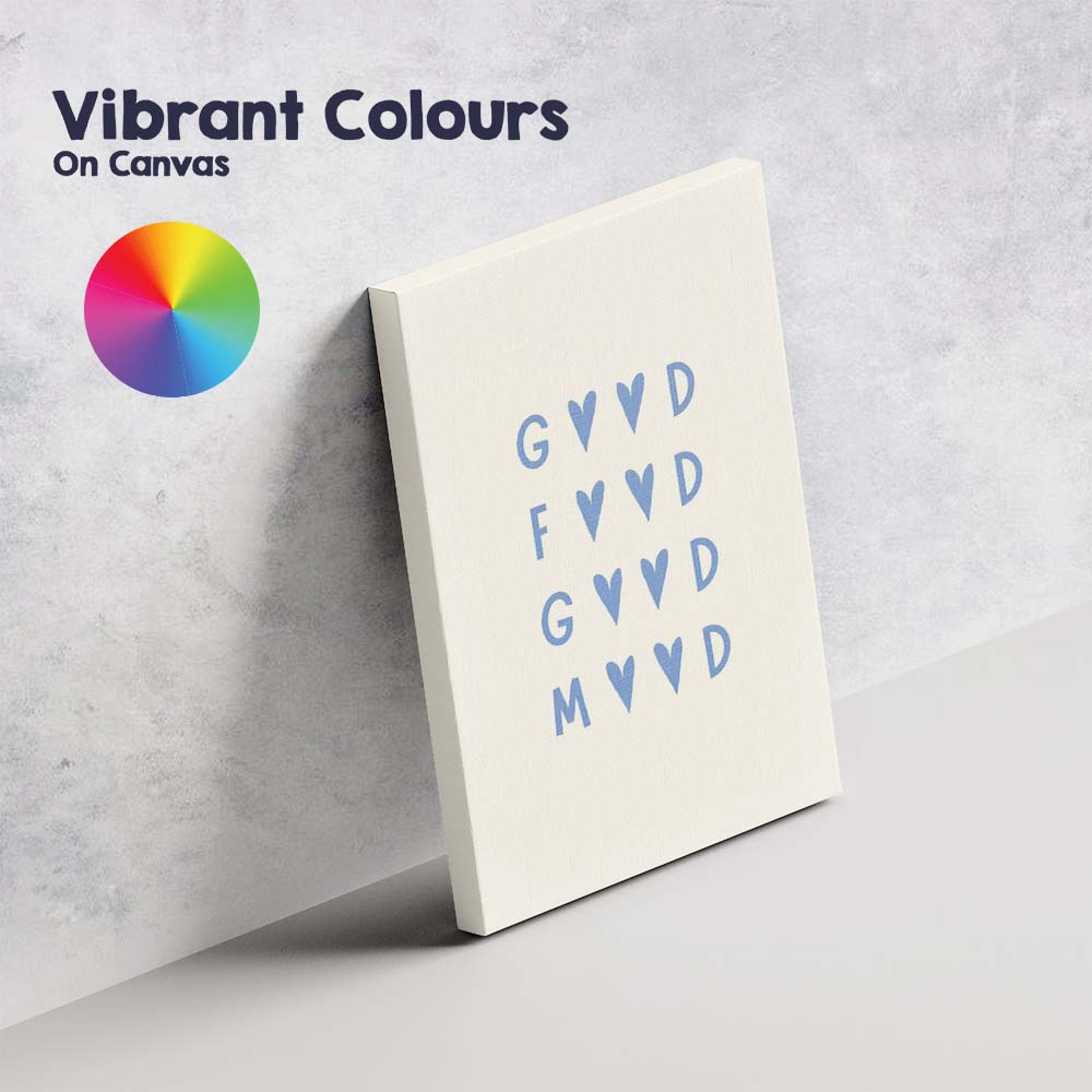 Minimalist Good Food Good Mood Typography Poster Canvas Wall Art Print Decor Picture Ready to Hang