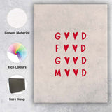 Minimalist Good Food Good Mood Typography Canvas Wall Art Print Decor Picture Ready to Hang