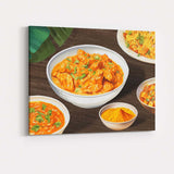 Creamy Butter Chicken Curry Indian Cuisine Canvas Wall Art Print Decor Picture Ready to Hang