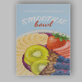 Fresh Fruit Smoothie Bowl Healthy Breakfast Illustration Canvas Wall Art Print Decor Picture Ready to Hang