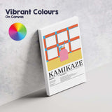 Minimalist Kamikaze Cocktail Recipe Kitchen Bar Poster Canvas Wall Art Print Decor Picture Ready to Hang