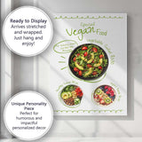 Fresh Vegan Avocado Salad Healthy Food Poster Canvas Wall Art Print Decor Picture Ready to Hang