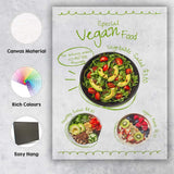 Fresh Vegan Avocado Salad Healthy Food Poster Canvas Wall Art Print Decor Picture Ready to Hang