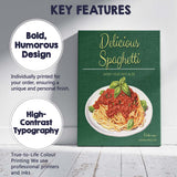 Classic Spaghetti Bolognese Italian Food Restaurant Poster Canvas Wall Art Print Decor Picture Ready to Hang