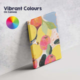 Colourful Citrus and Apple Fruit Abstract Painting Canvas Wall Art Print Decor Picture Ready to Hang