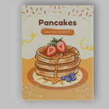 Sweet Pancakes Strawberry Breakfast Kitchen Illustration Canvas Wall Art Print Decor Picture Ready to Hang