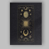 Celestial Sun Moon Tarot Card Mystic Line Art Canvas Wall Art Print Decor Picture Ready to Hang