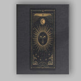 Mystical Tarot Sun Moon Celestial Card Gold Line Art Canvas Wall Art Print Decor Picture Ready to Hang