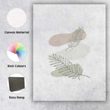 Minimalist Tropical Palm Leaf Botanical Line Art Canvas Wall Art Print Decor Picture Ready to Hang