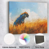 Majestic Lioness Savannah Wildlife Painting Canvas Wall Art Print Decor Picture Ready to Hang