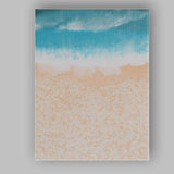 Abstract Watercolour Ocean Waves Sandy Beach Texture Canvas Wall Art Print Decor Picture Ready to Hang