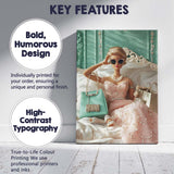 Luxury Fashion Doll Glam Bedroom Portrait Canvas Wall Art Print Decor Picture Ready to Hang