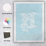 Beach Please Minimal Coastal Typography Canvas Wall Art Print Decor Picture Ready to Hang