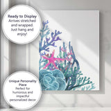 Watercolour Coral Reef Starfish Coastal Illustration Canvas Wall Art Print Decor Picture Ready to Hang